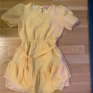 BCBG Girls Sunny Yellow Kids Dress